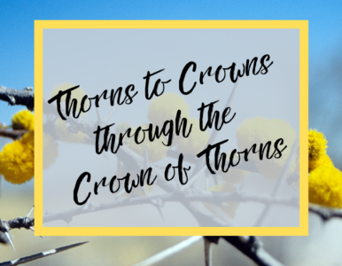 Thorns to Crowns through the Crown of Thorns